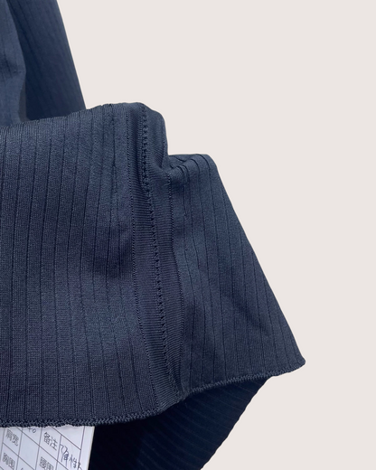 Hermès Hermes Silk Ribbed Sweater Black FR 40