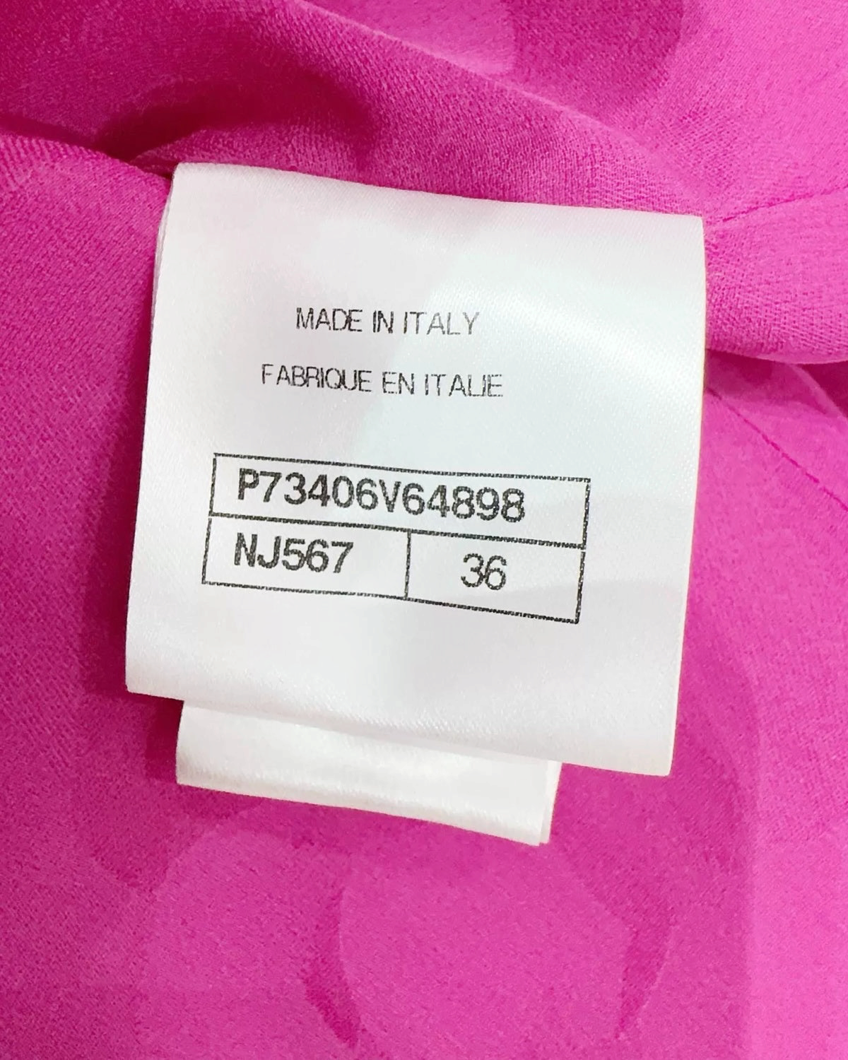 Chanel 22B Strapless Tweed Bustier Pink, White FR 36