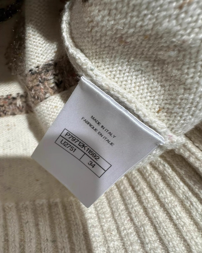Chanel 25N Deer Cashmere Cardigan