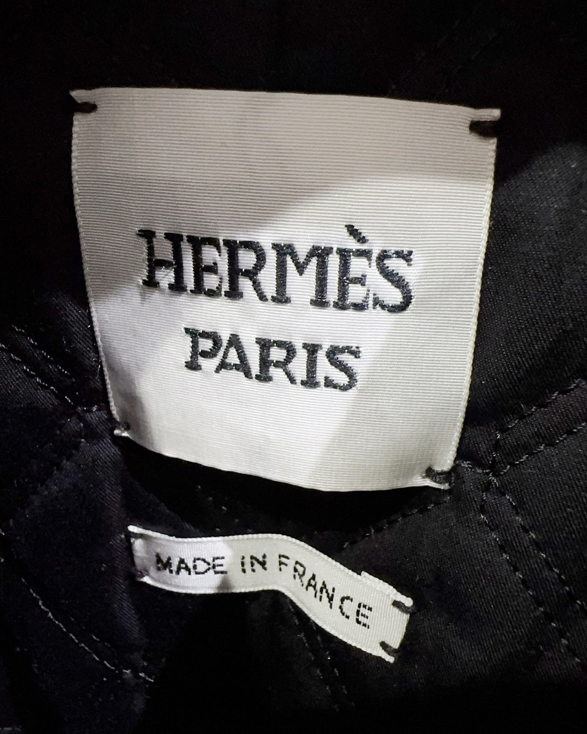 Hermès Windowpane Jacket Navy, White FR 36