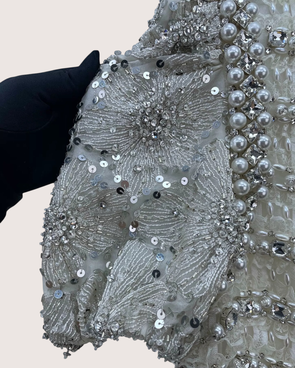 Miu Miu Embellished Mini Dress