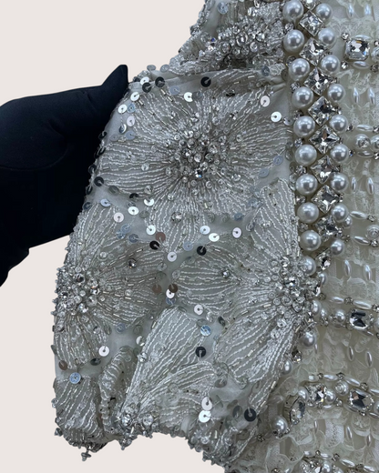 Miu Miu Embellished Mini Dress