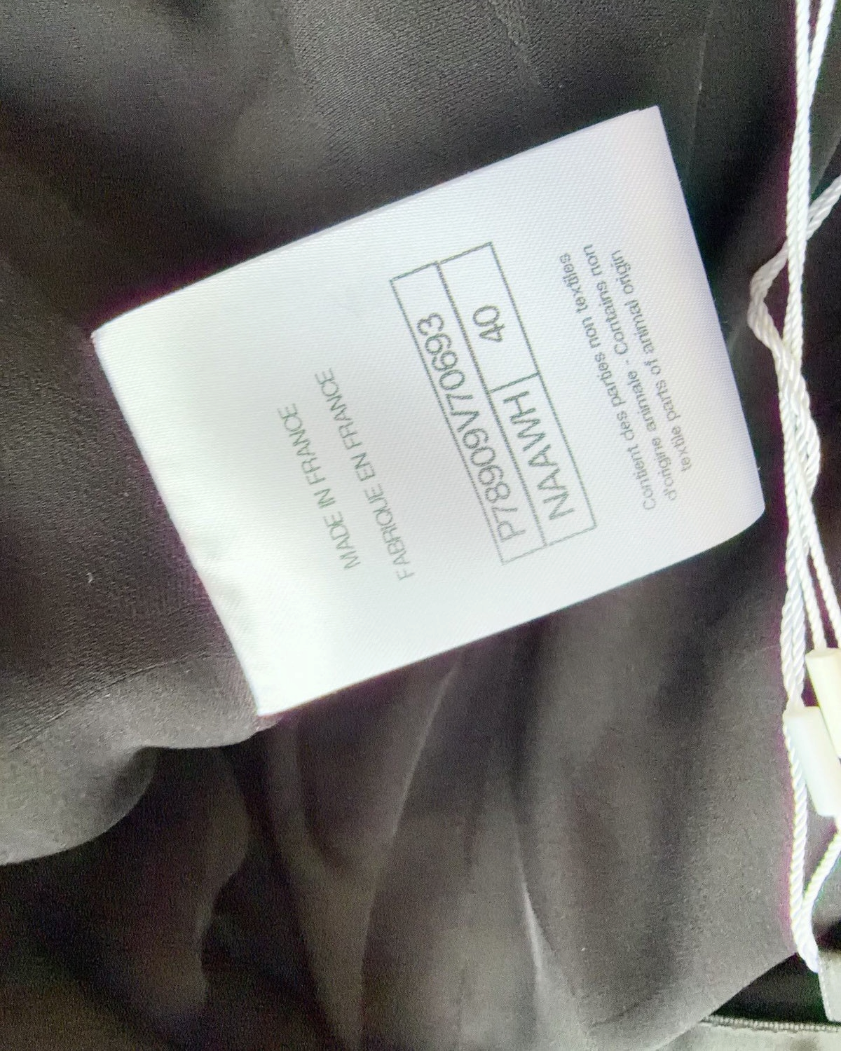 Chanel 25C Four-Pocket Tweed Jacket Black, White FR 40