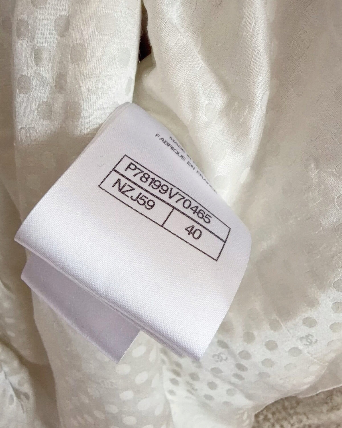 Chanel 24K Belted Tweed Jacket Beige/Ecru, Pink FR 40