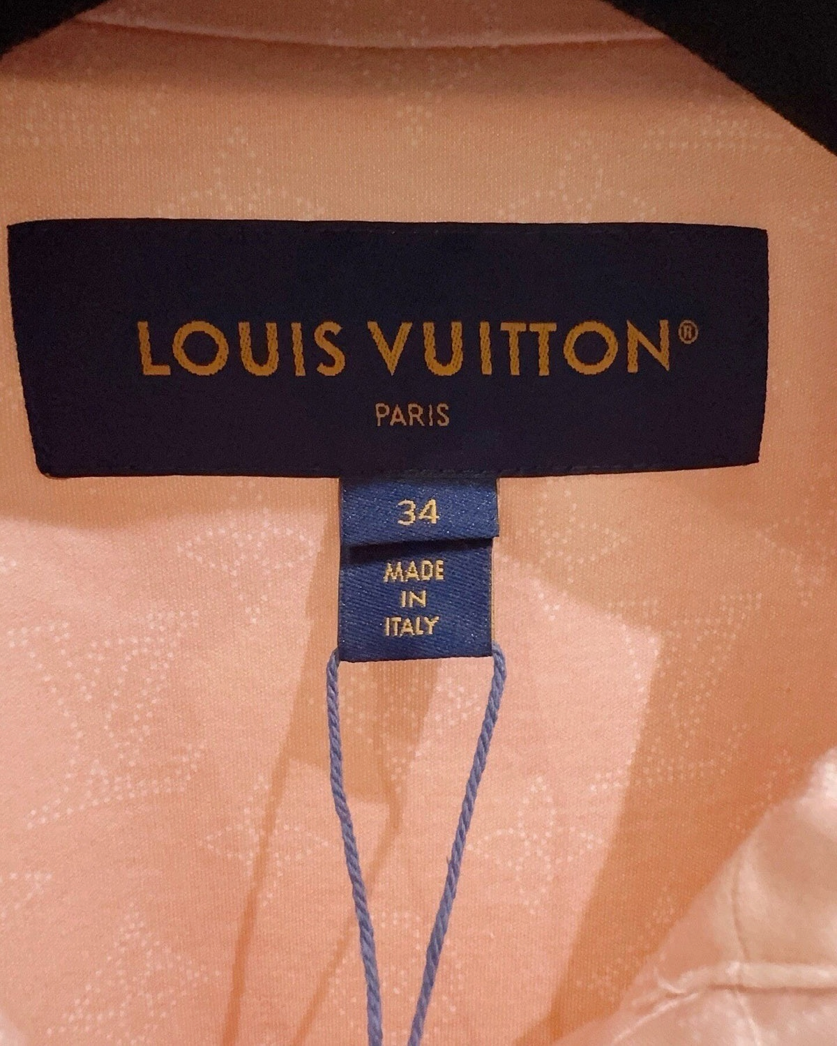 Louis Vuitton Monogram Zip-Up Jacket Pink FR 34