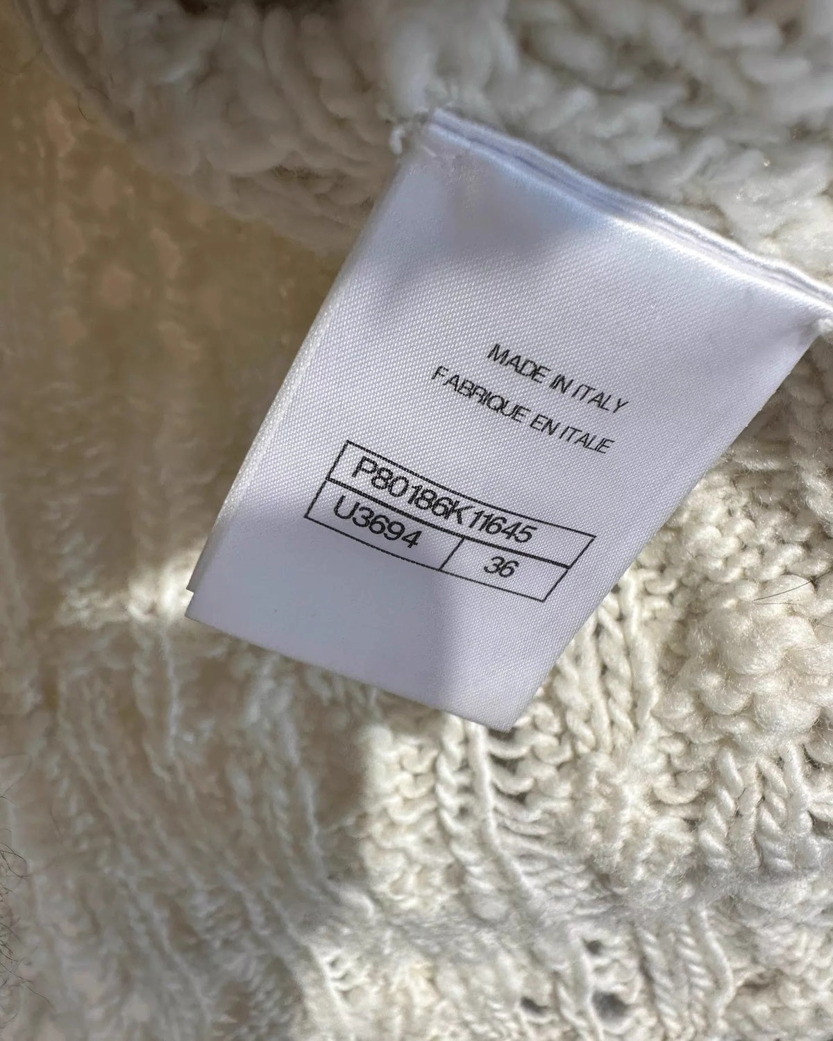Chanel 25B Wool Cardigan