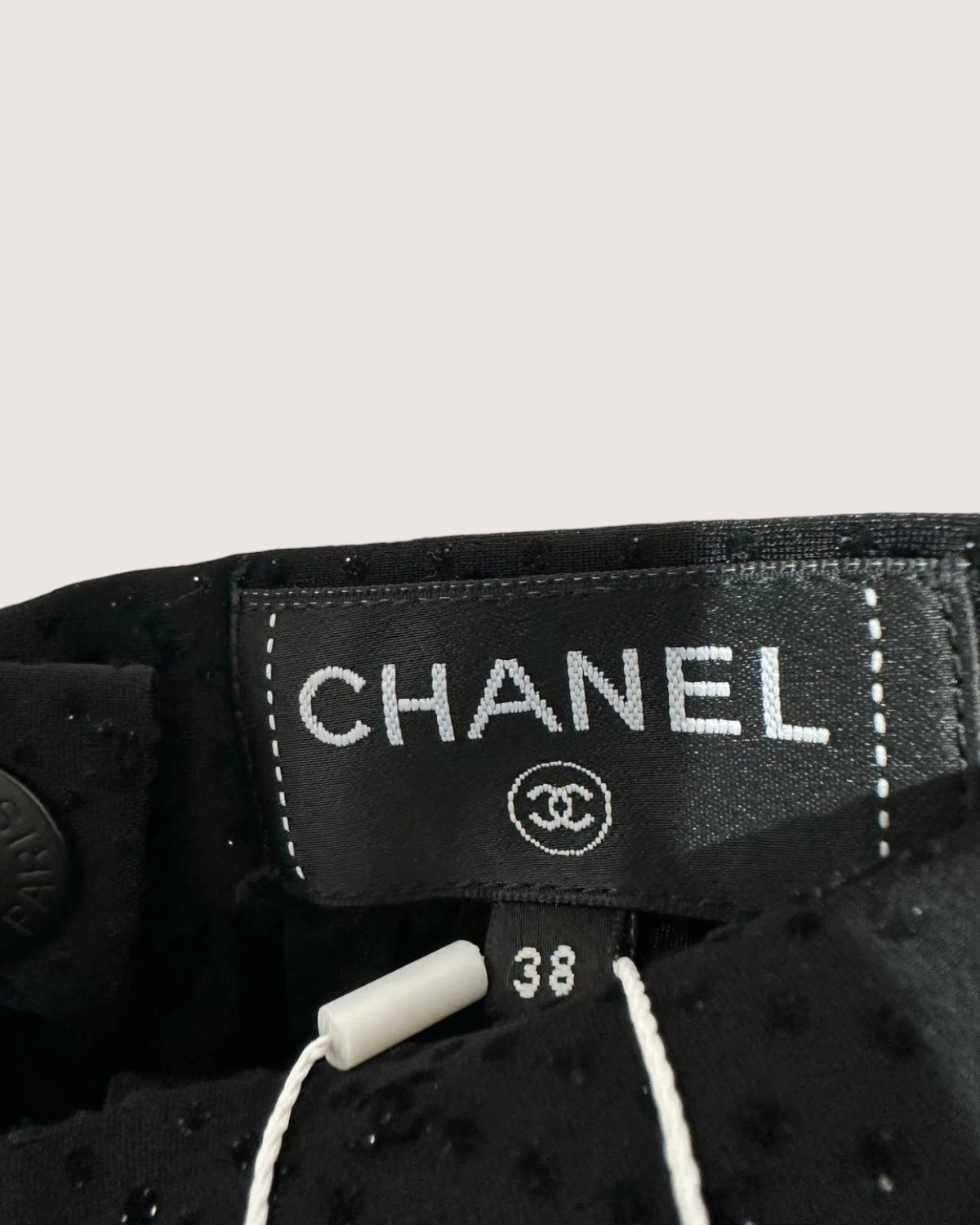 Chanel 24B Maxi Skirt Black FR 38