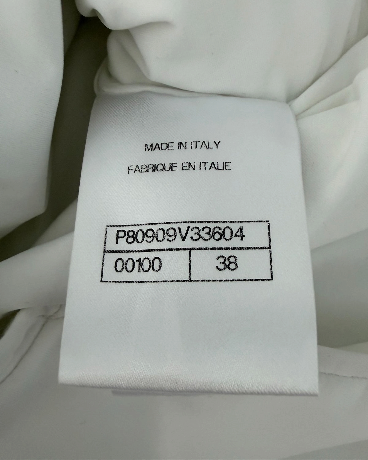 Chanel 26C Crystal Button Swimwear White FR 38