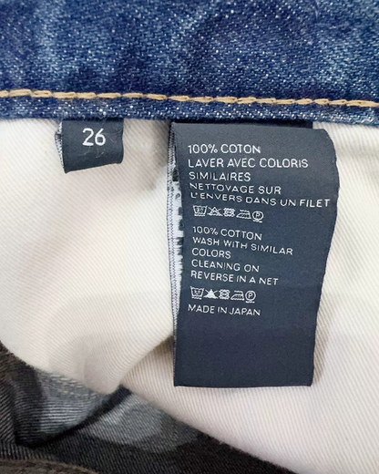 Celine Triomphe Wide-Leg Denim Jeans Blue FR 36