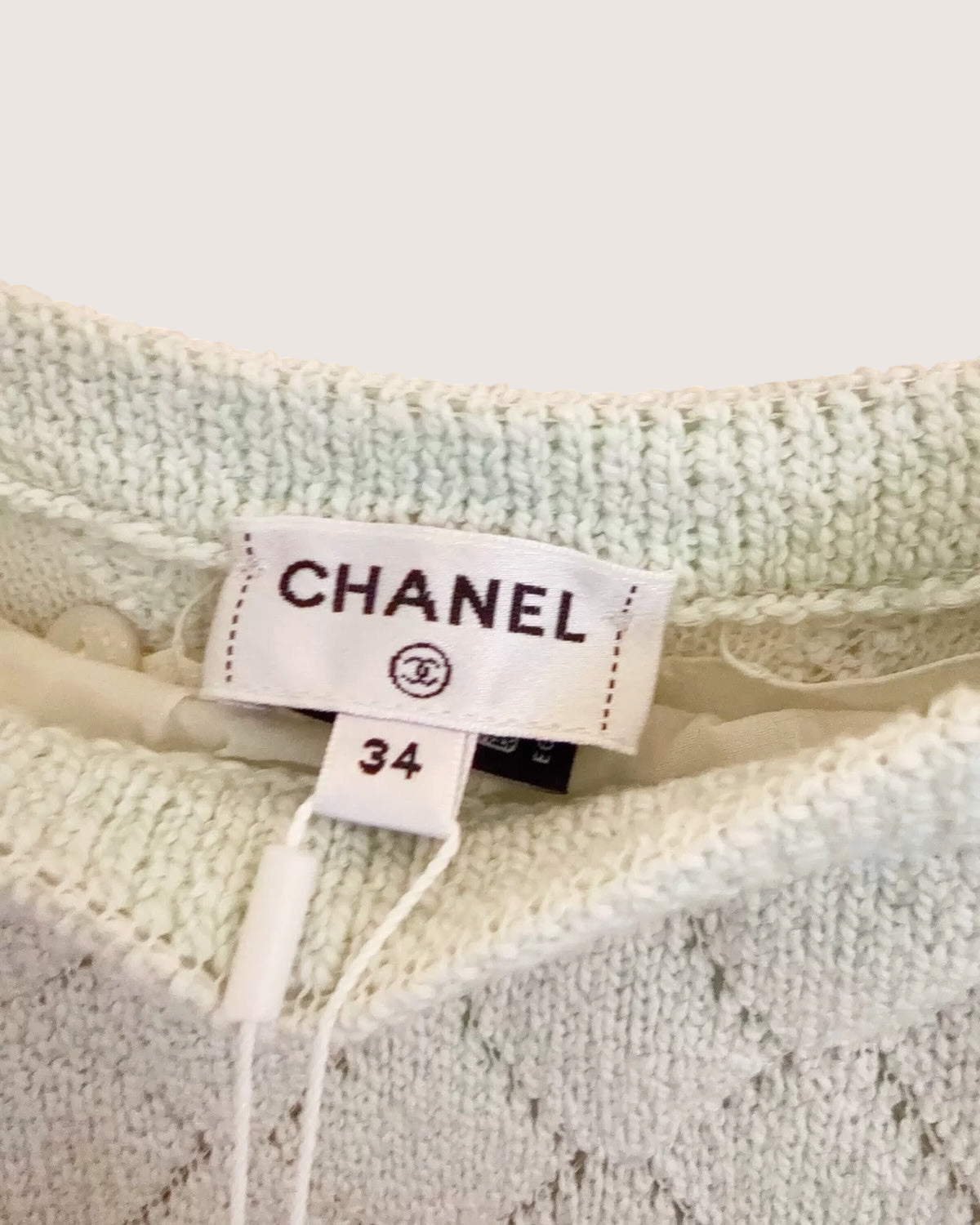 Chanel 23S Quilted Diamond Strappy Mini Dress - Green, view 5