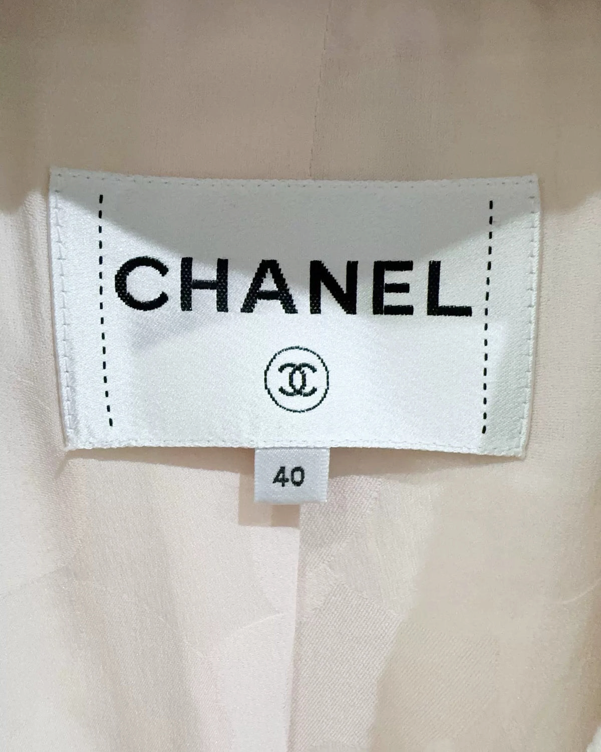 Chanel 24P Tweed Jacket - Beige/Ecru, White, view 5