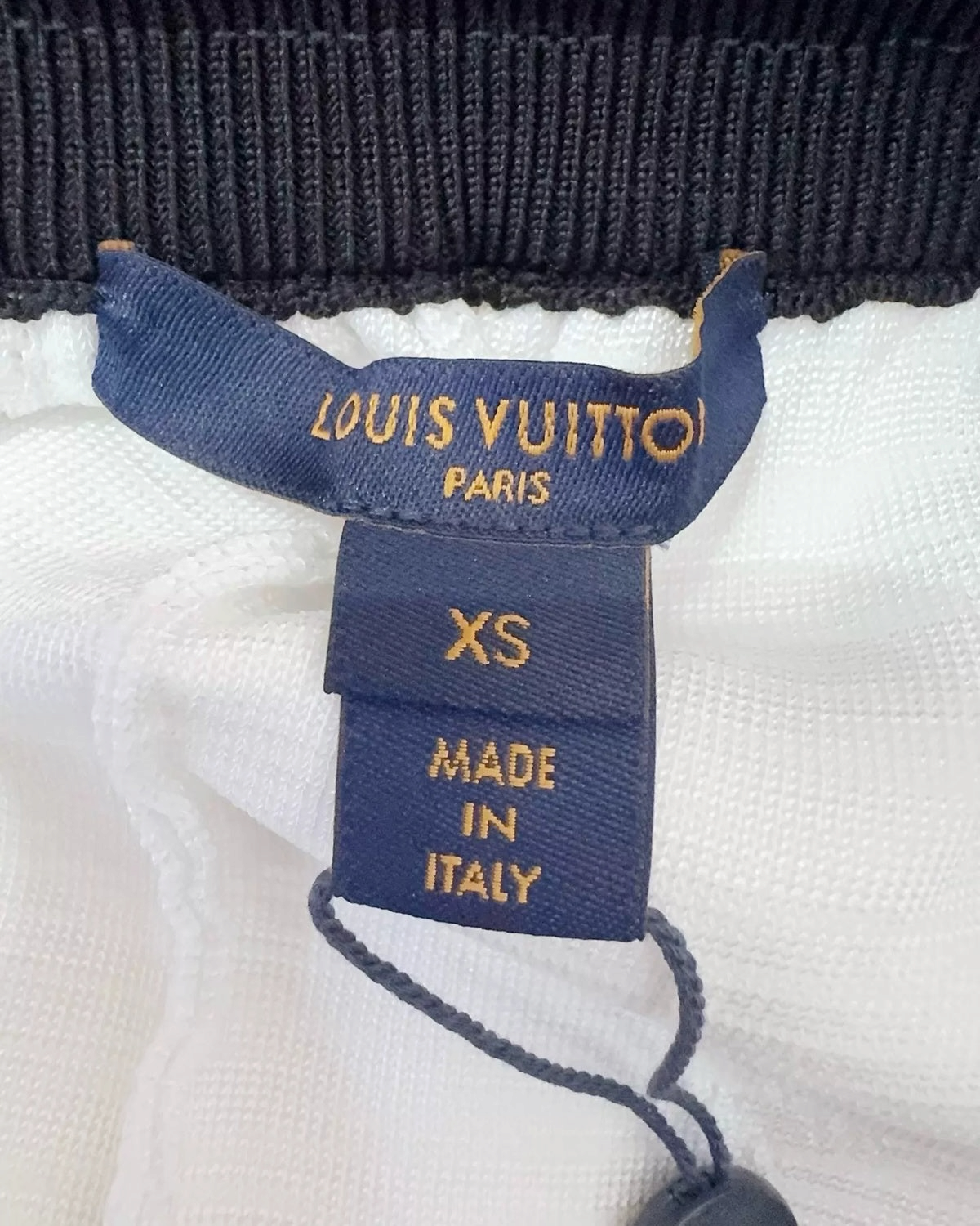 Louis Vuitton Logo Shorts White, Black FR 34