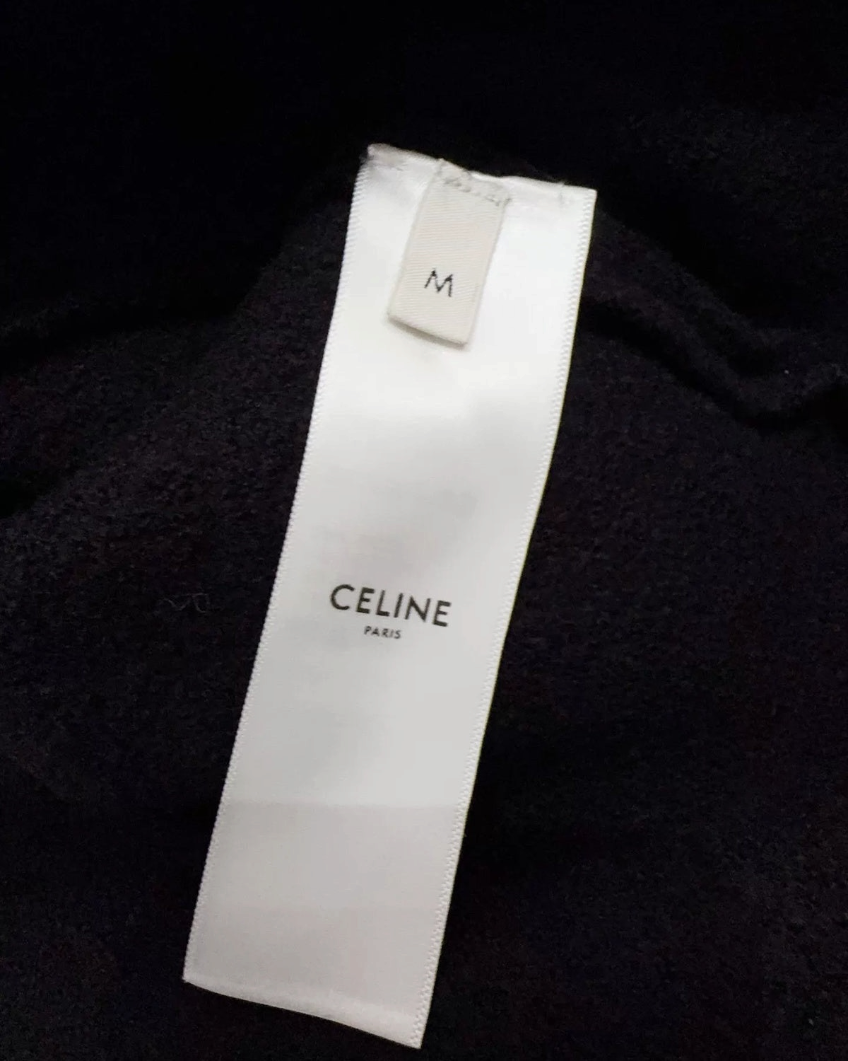 Celine Wool Braid-Trim Military Jacket Black, Gold FR 38