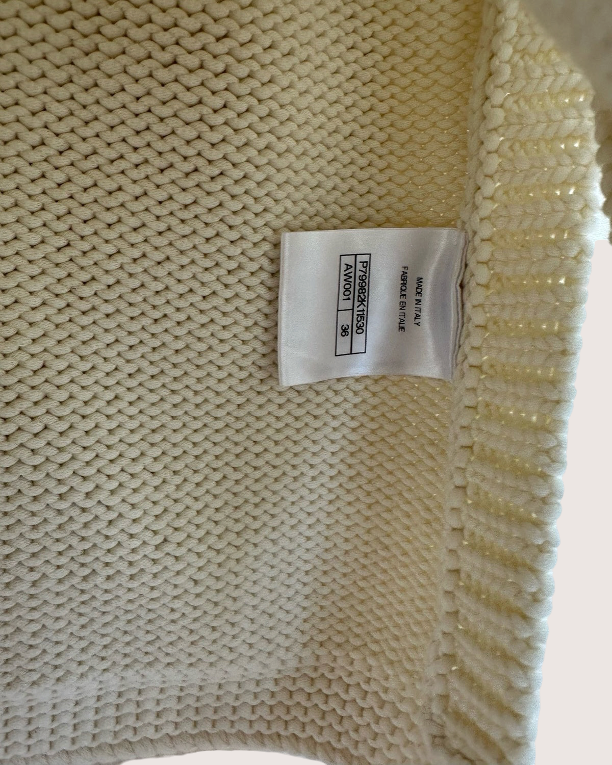 Chanel 25A Cropped Vest White FR 36