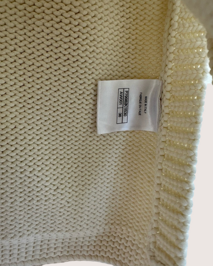 Chanel 25A Cropped Vest White FR 36