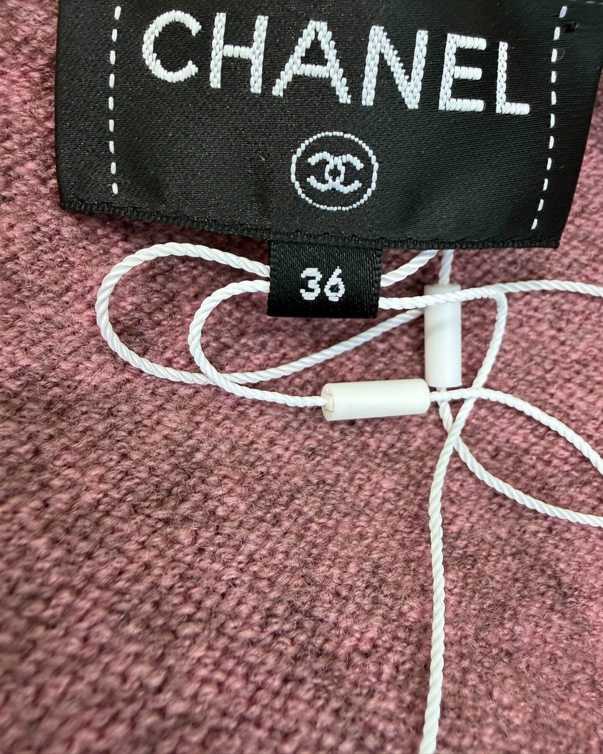 Chanel 25A Knit Vest Pink FR 36
