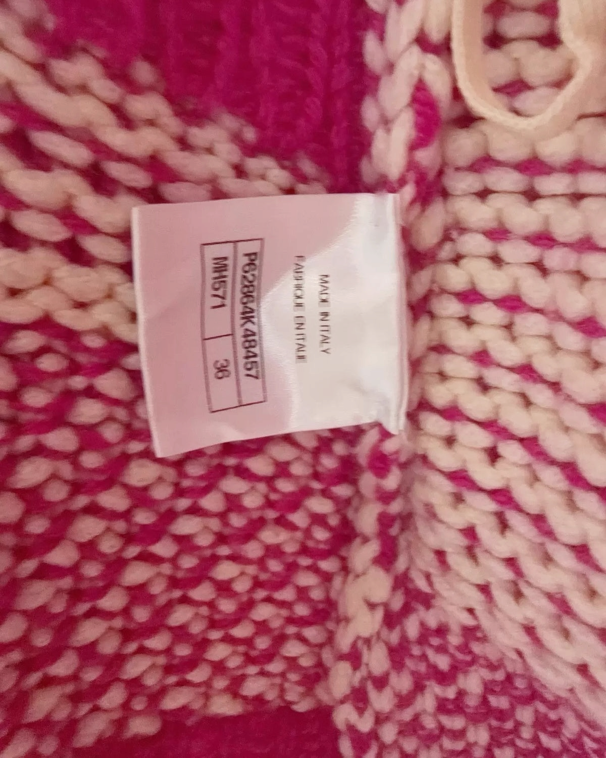 Chanel Logo Knit Cashmere Sweater - view 5