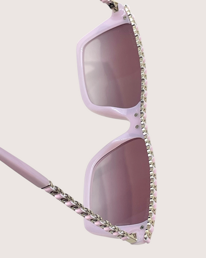 Chanel CC Chain Sunglasses - view 5
