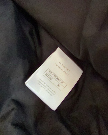 Chanel 24C Logo Cropped Jacket Black, Pink FR 38