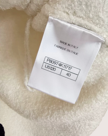 Chanel 26C Terry Tank Top White, Navy FR 40