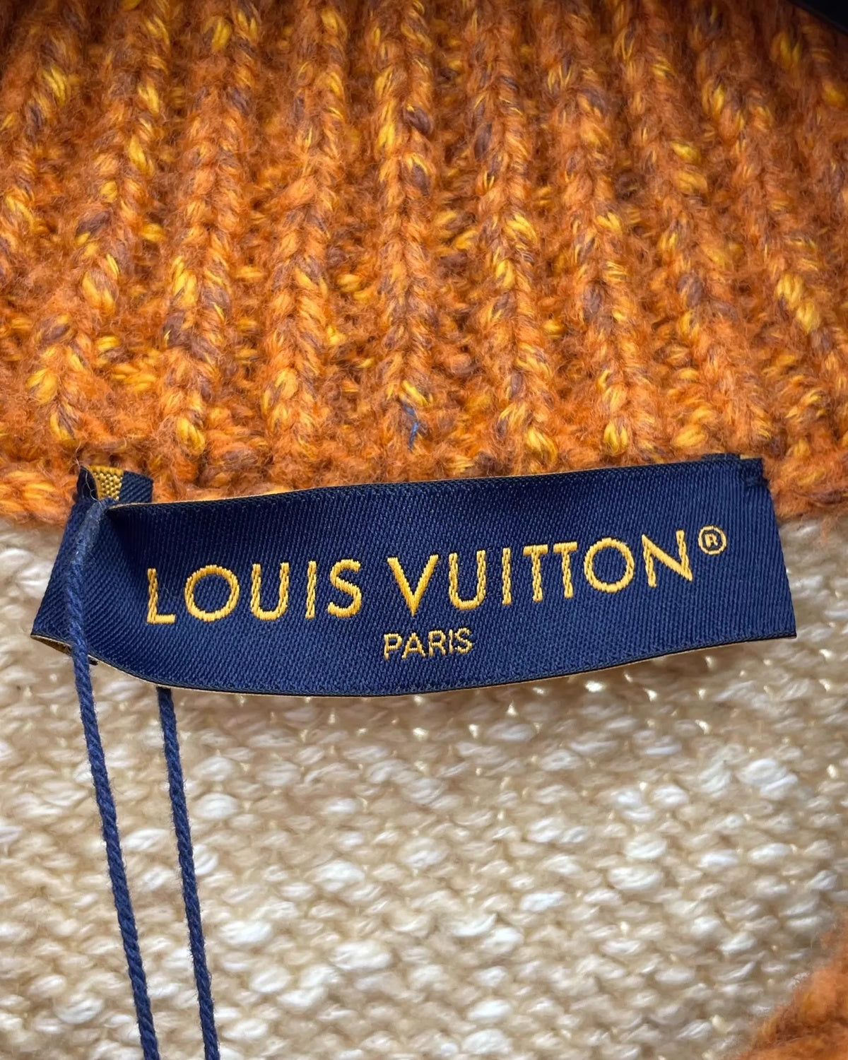 Louis Vuitton Pearl Zip-Up Blouson Jacket Beige/Ecru, Orange, Multicolor FR 36