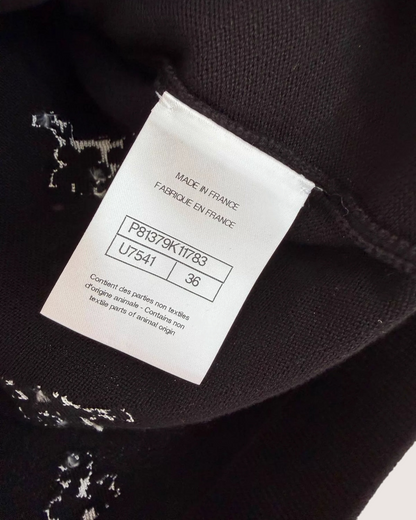 Chanel 26P Short-Sleeve Polo Top