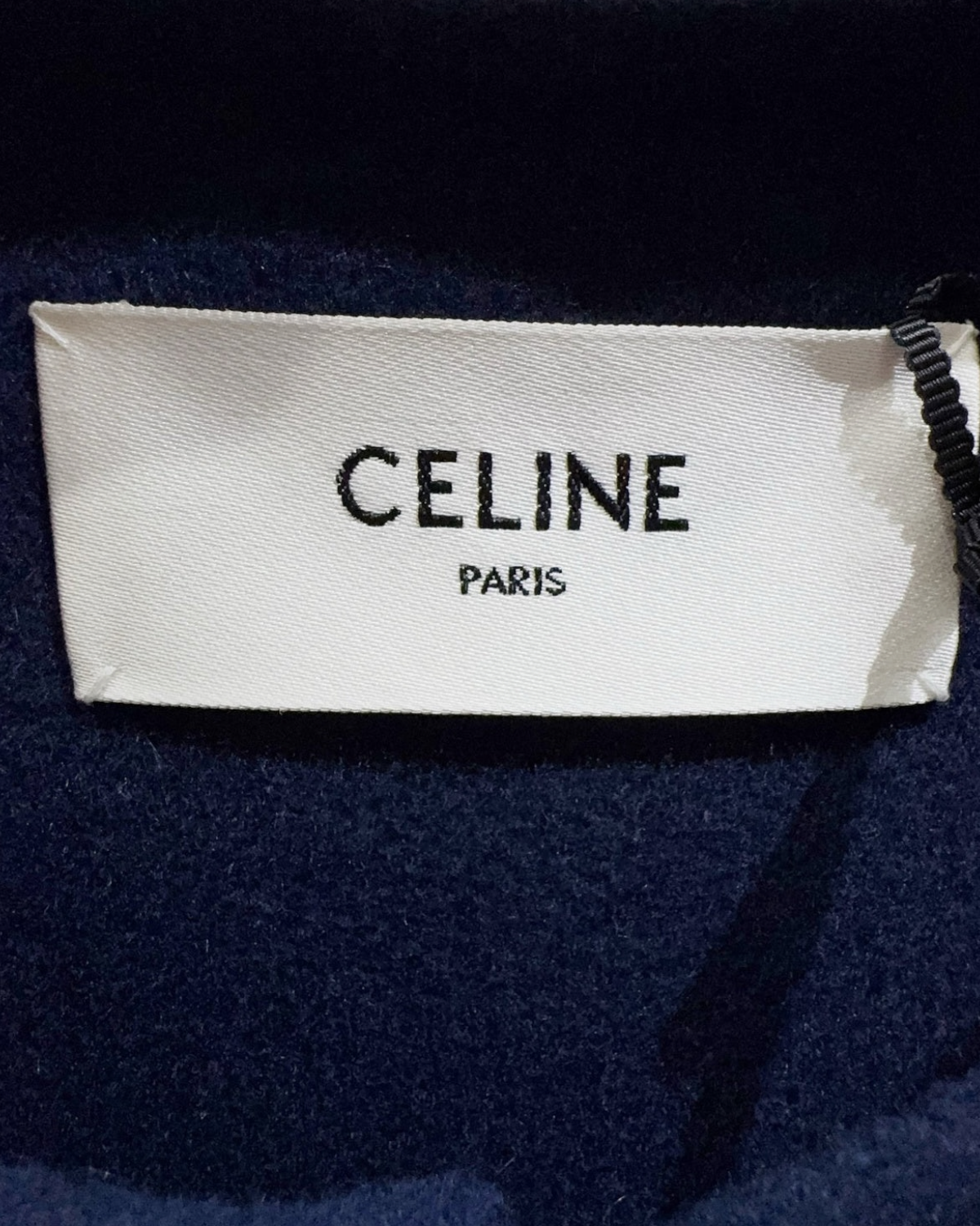 Celine Cashmere Jacket Navy, Gold FR 38