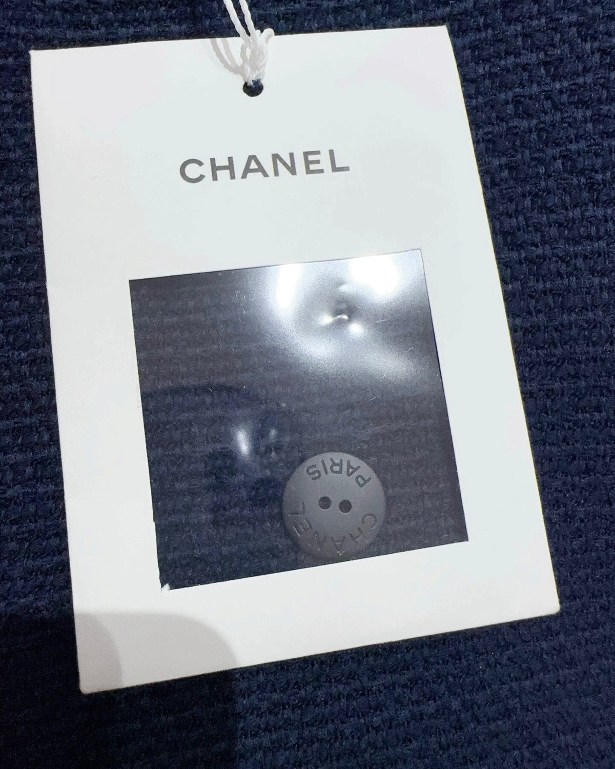 Chanel 21P Tweed Bermuda Shorts Navy, Pink FR 36
