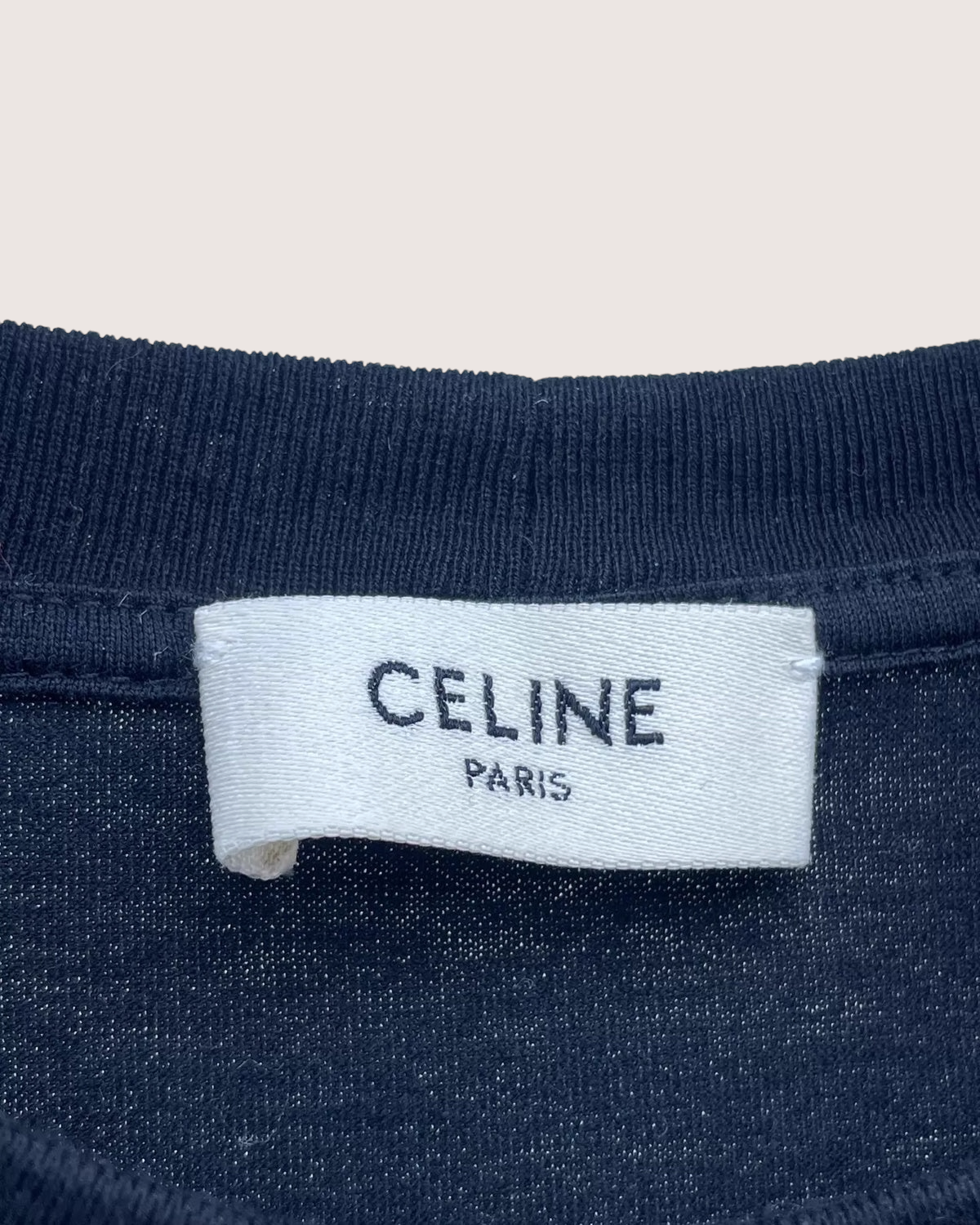 Celine Paris T-Shirt Black FR 34