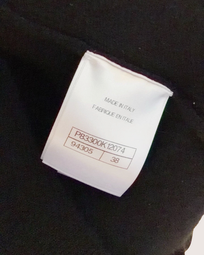 Chanel 26B Cashmere Four-Pocket Cardigan Black FR 38