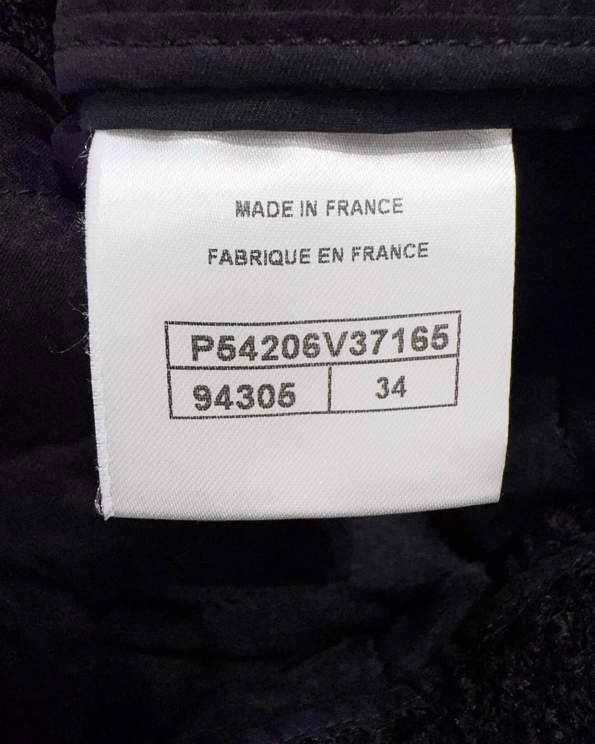 Chanel Tweed Mini Dress Black FR 34
