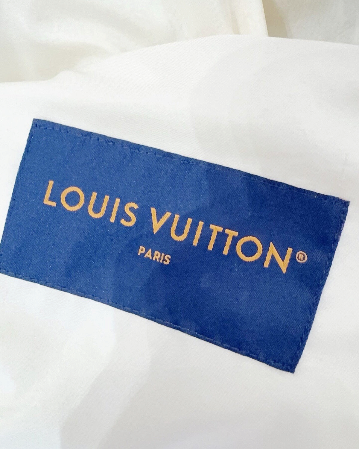 Louis Vuitton Monogram Hooded Windbreaker Jacket White, Black, Multicolor FR 46