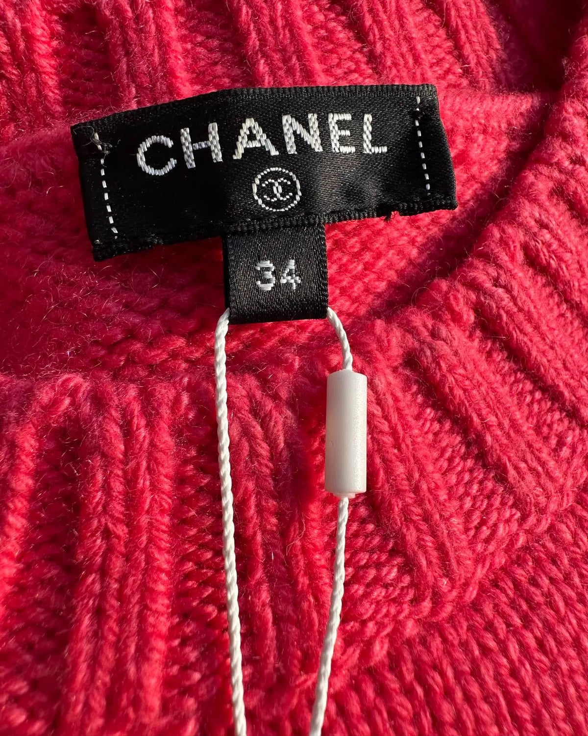 Chanel Logo Knit Cashmere Sweater - view 5