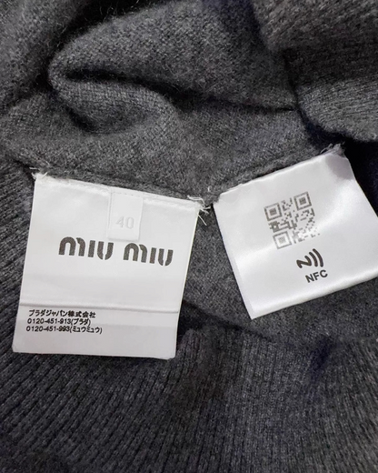 Miu Miu Cardigan Grey FR 40