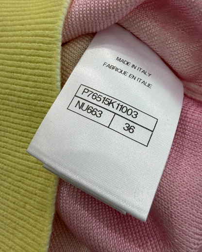 Chanel 24C Gradient Sweater Pink, Yellow FR 36
