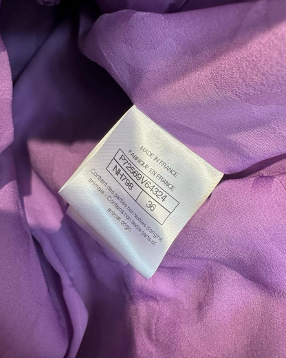 Chanel 22S Plaid Four-Pocket Tweed Jacket - view 5
