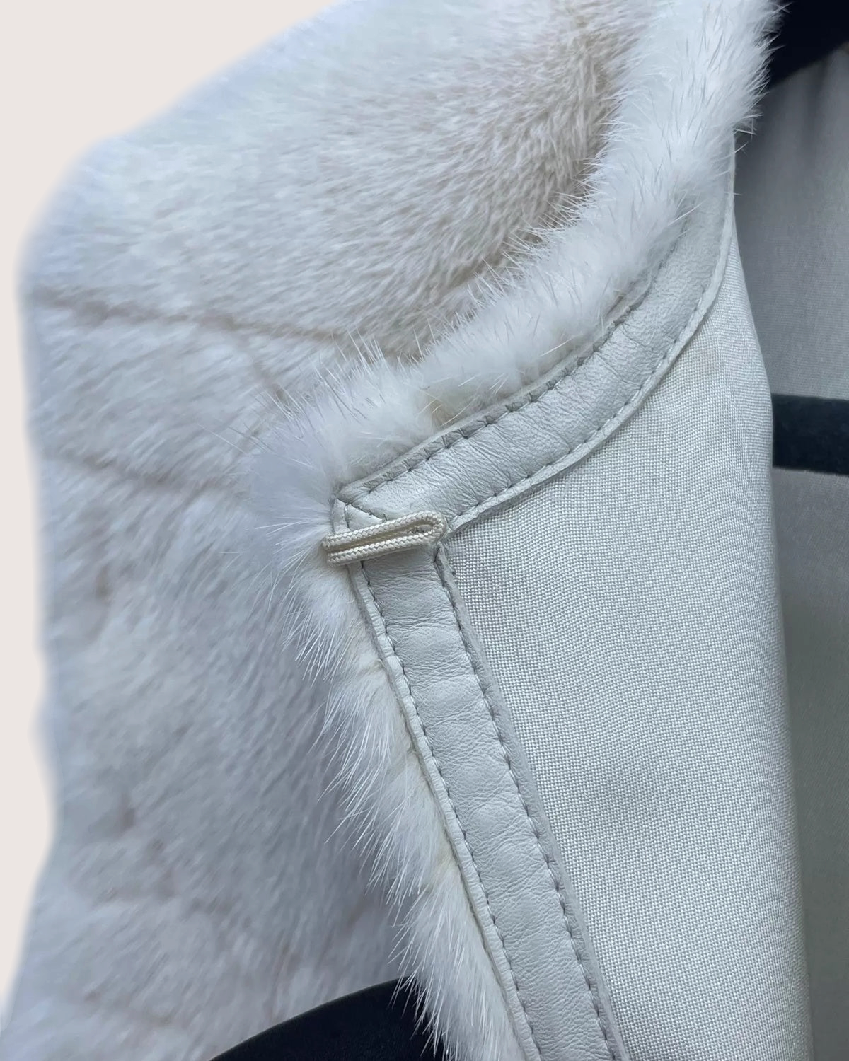 Christian Dior Mink Fur Vest White FR 38