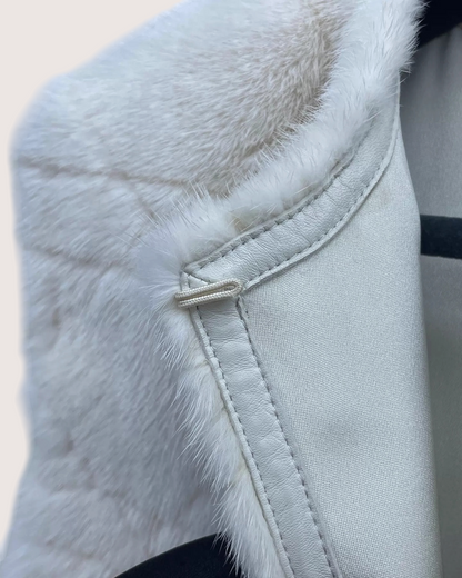 Christian Dior Mink Fur Vest White FR 38