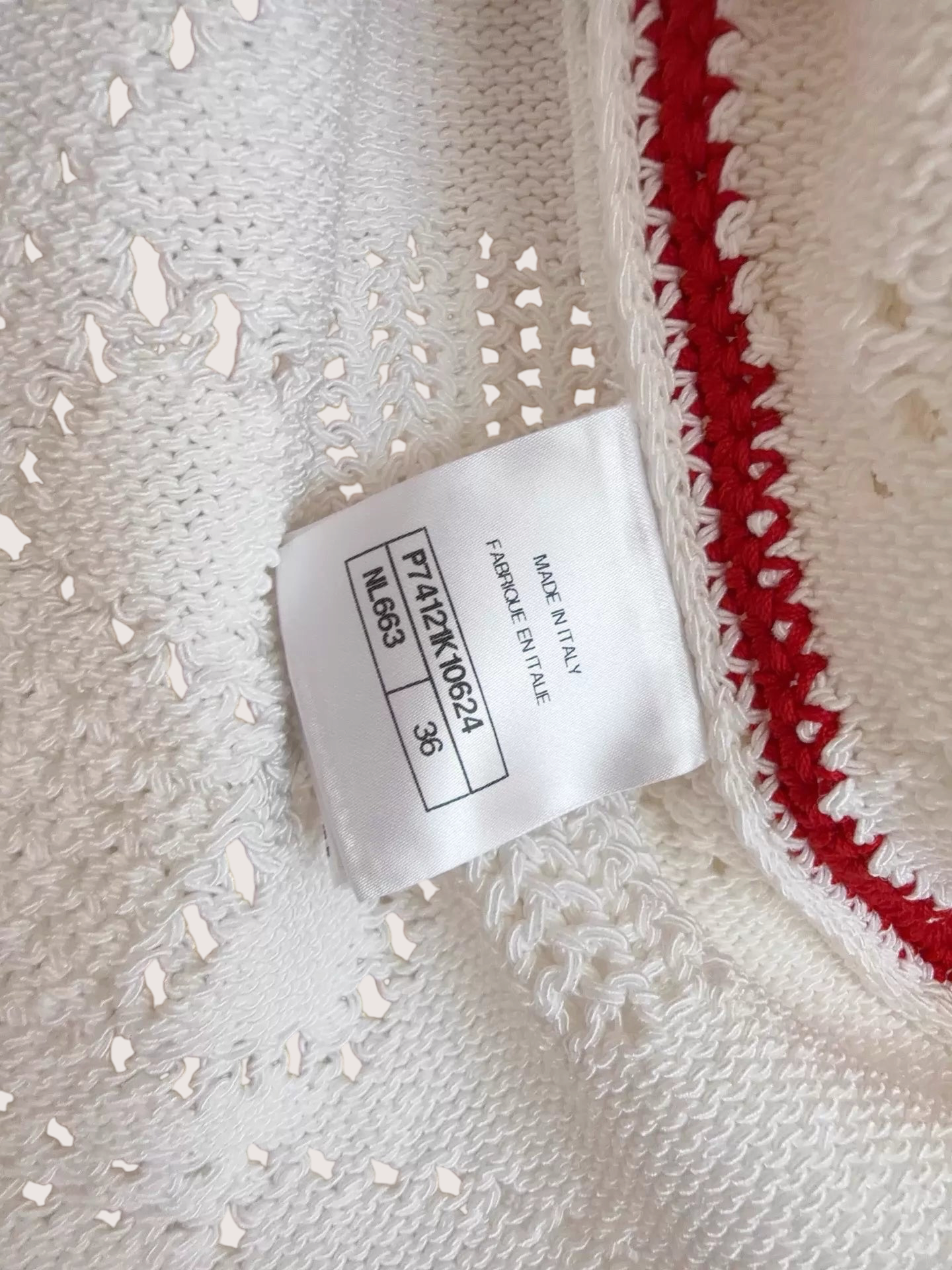 Chanel 24P Openwork Cardigan