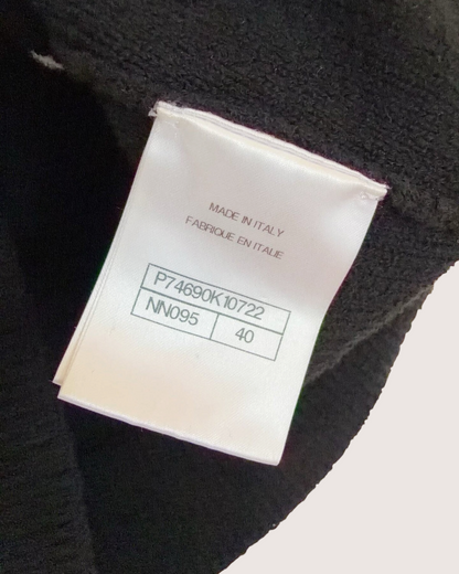 Chanel 23P Strappy Top Black, White FR 40