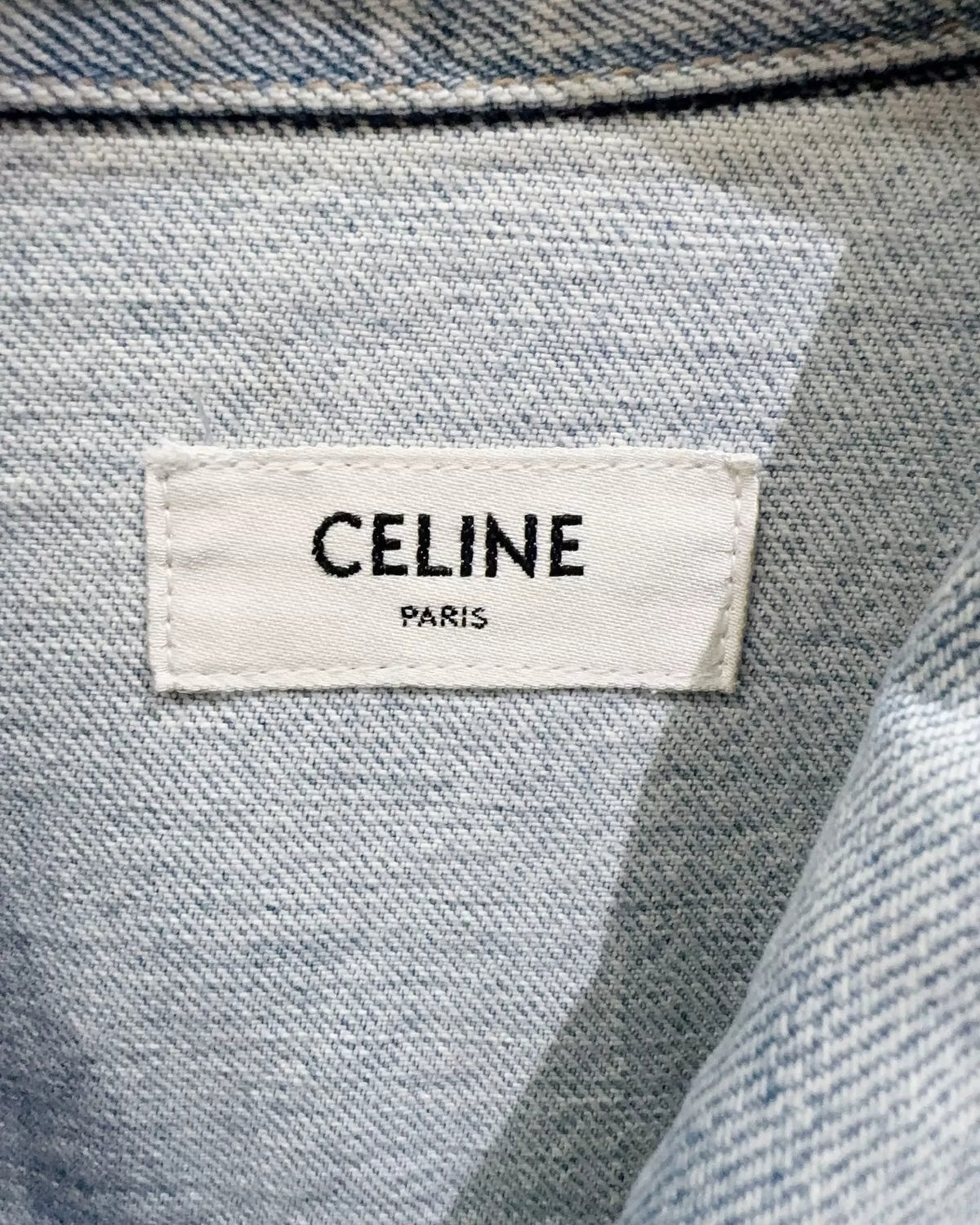 Celine Denim Jacket Blue FR 38
