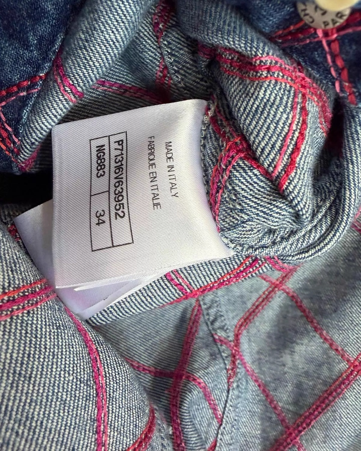 Chanel Quilted Denim Mini Dress