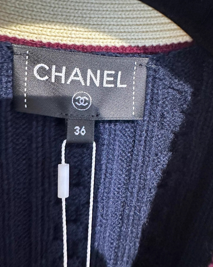 Chanel 26C Floral Patch Cashmere Cardigan