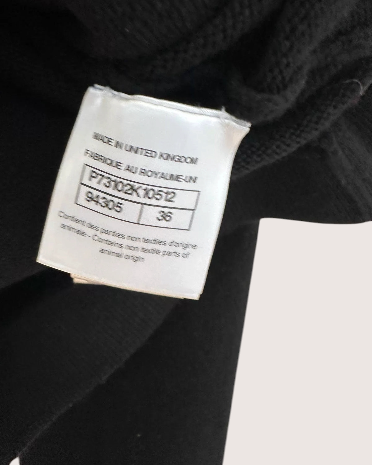 Chanel 22A Cashmere Cardigan w/ Embellished Buttons Black FR 36