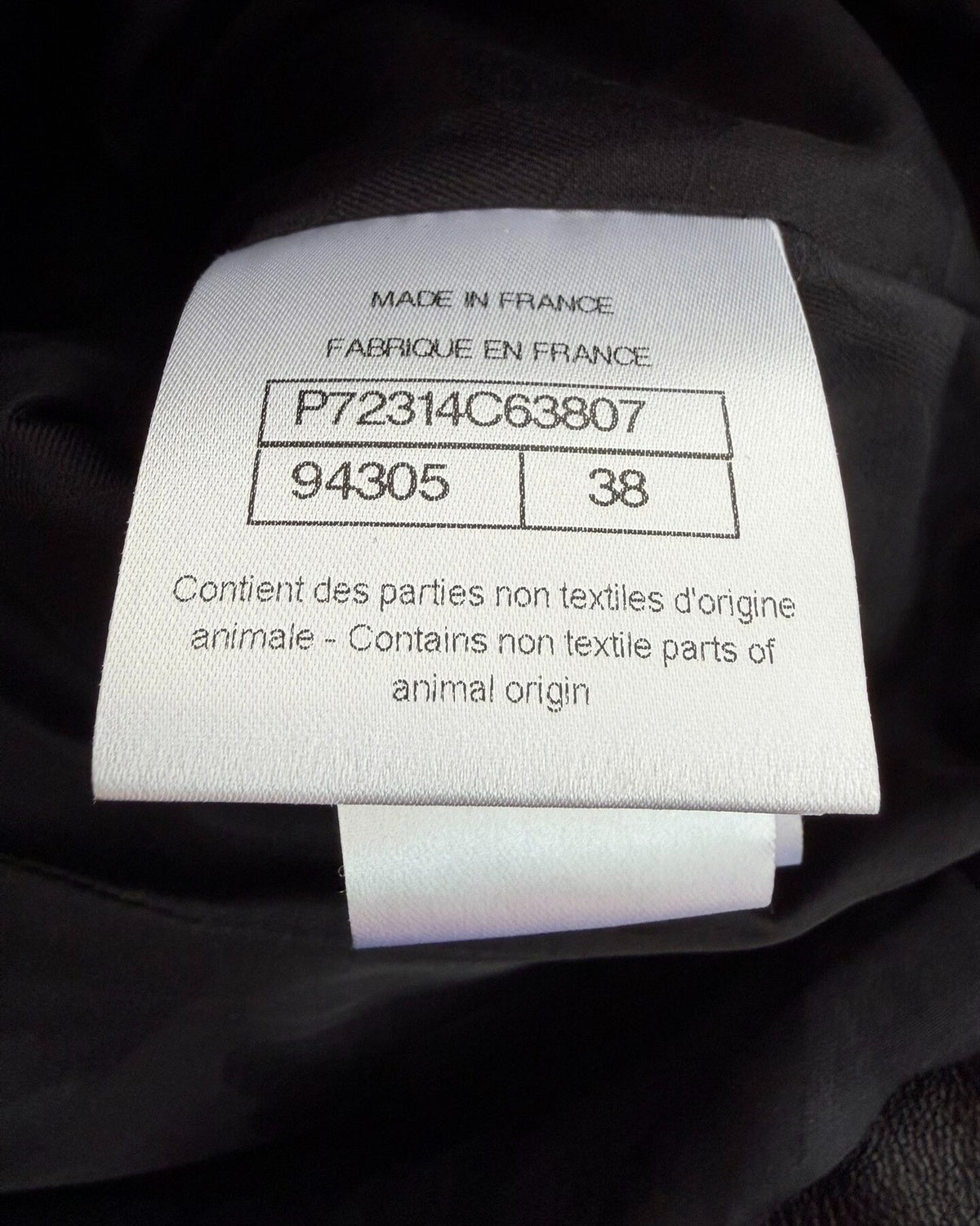 Chanel 22P Leather Biker Jacket Black FR 38