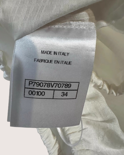 Chanel 25P Pearl-Trim Tank Top