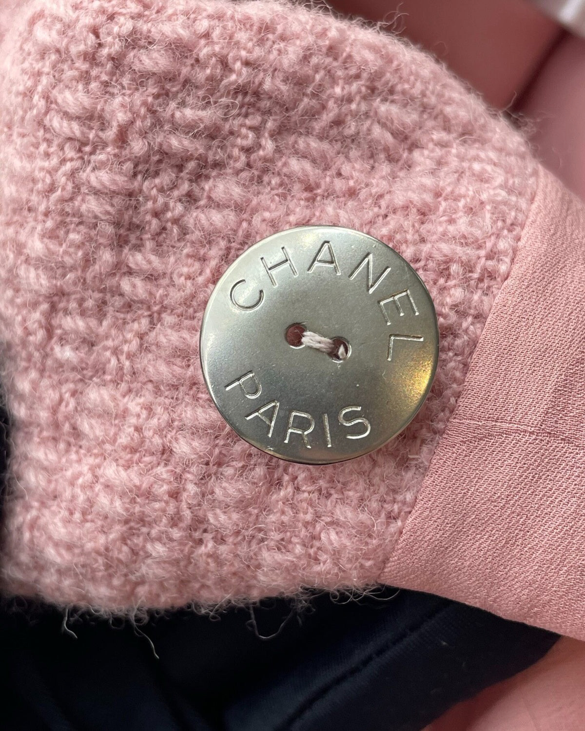 Chanel 22K Tweed Jacket Pink FR 34