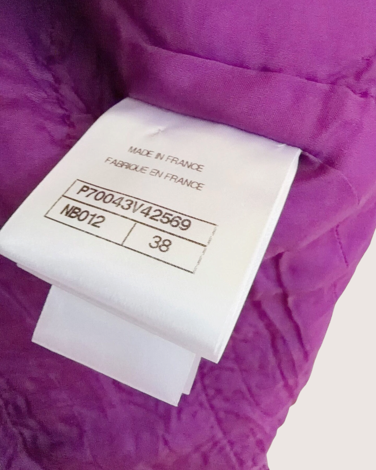 Chanel 21C Tweed Jacket Purple, Pink FR 38