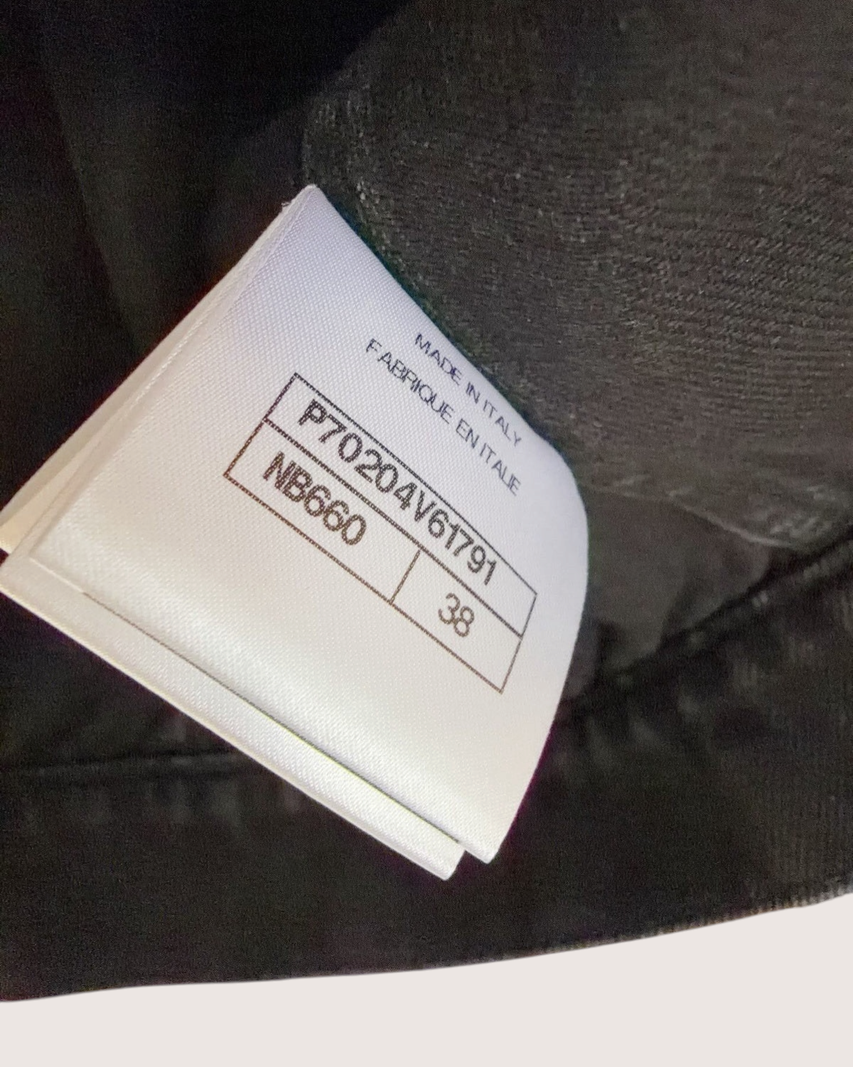 Chanel 21P Cropped Camellia Denim Jacket Black FR 38