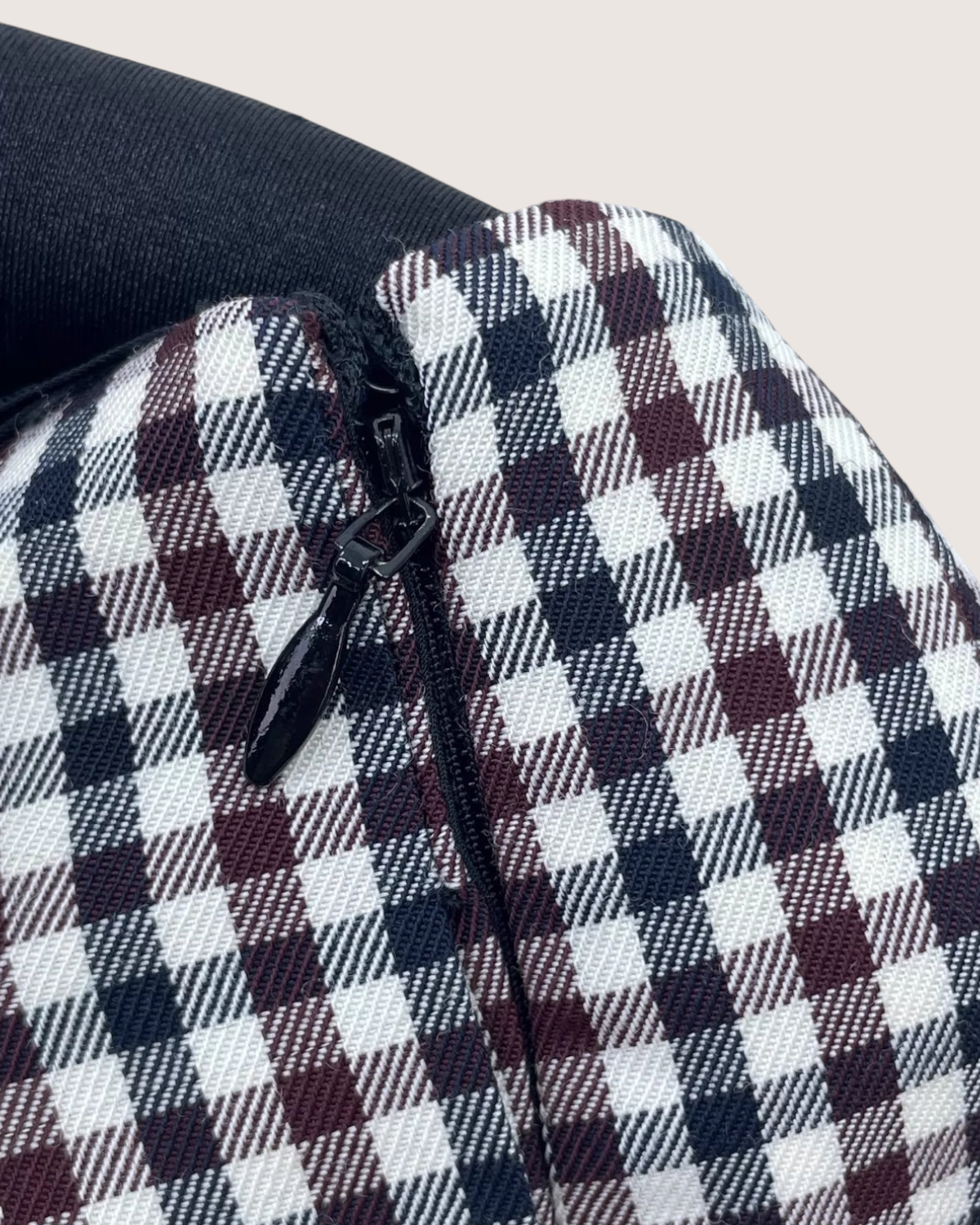 Miu Miu Gingham Belted Mini Skirt